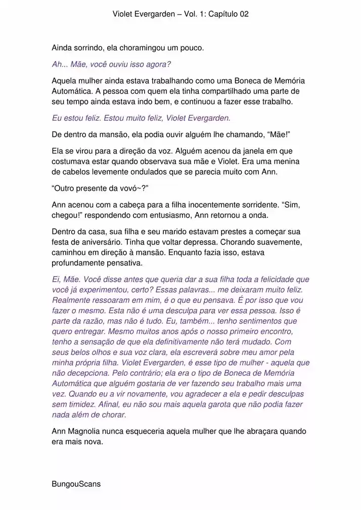 Read Violet Evergarden br Manga Online