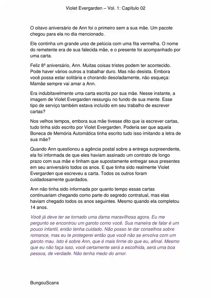 Read Violet Evergarden br Manga Online