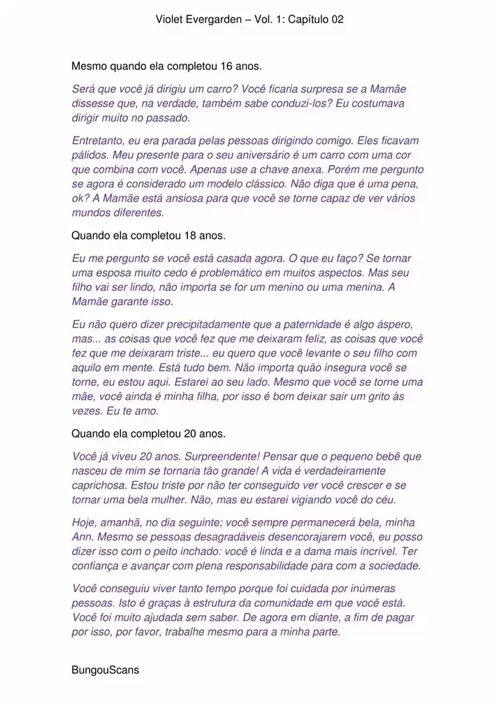 Read Violet Evergarden br Manga Online