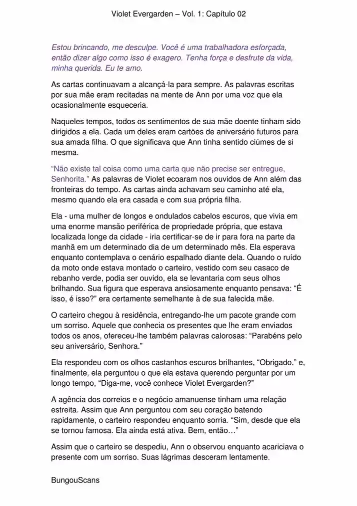 Read Violet Evergarden br Manga Online