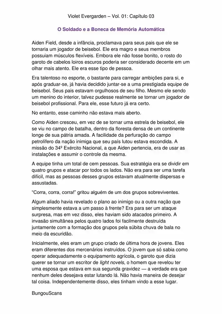 Read Violet Evergarden br Manga Online