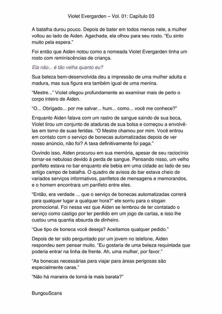 Read Violet Evergarden br Manga Online