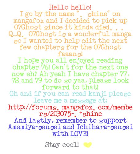 Read 07-Ghost Manga Online