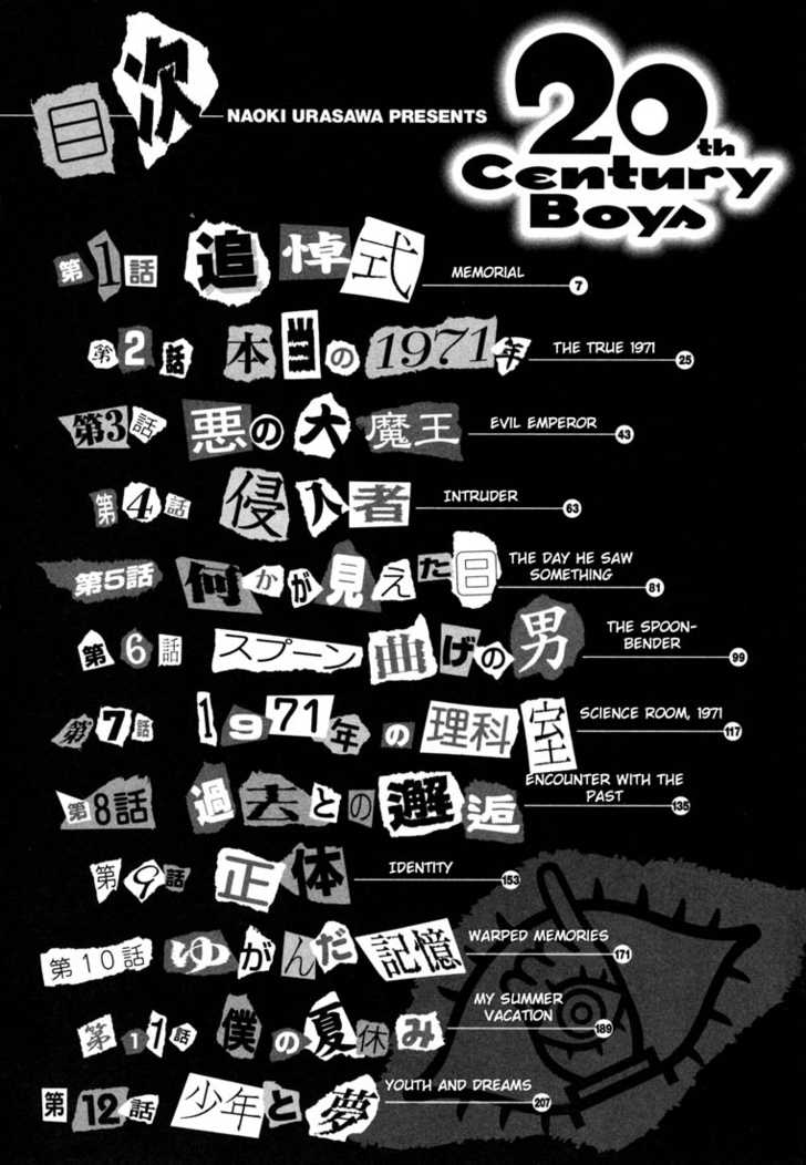 Read 20th Century Boys Manga Online