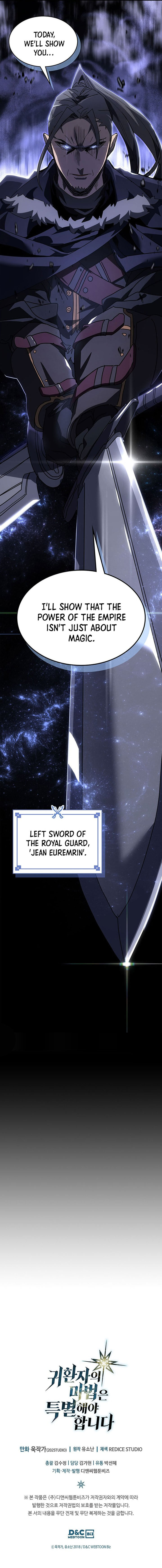 Read A Returner's Magic Should Be Special Manga Online