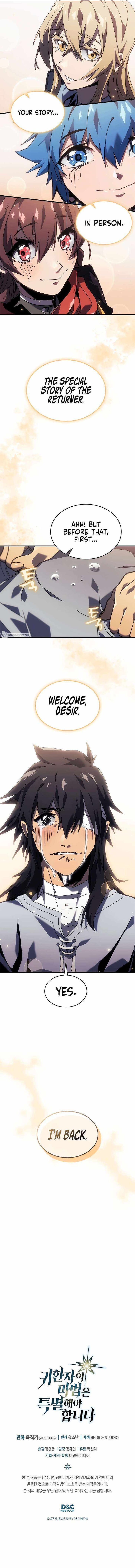 Read A Returner's Magic Should Be Special Manga Online