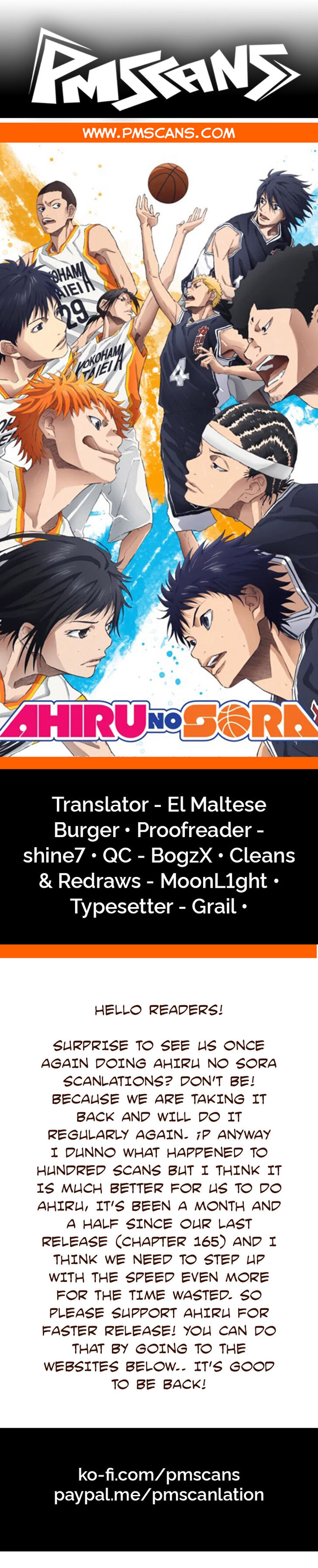 Read Ahiru no Sora Manga Online