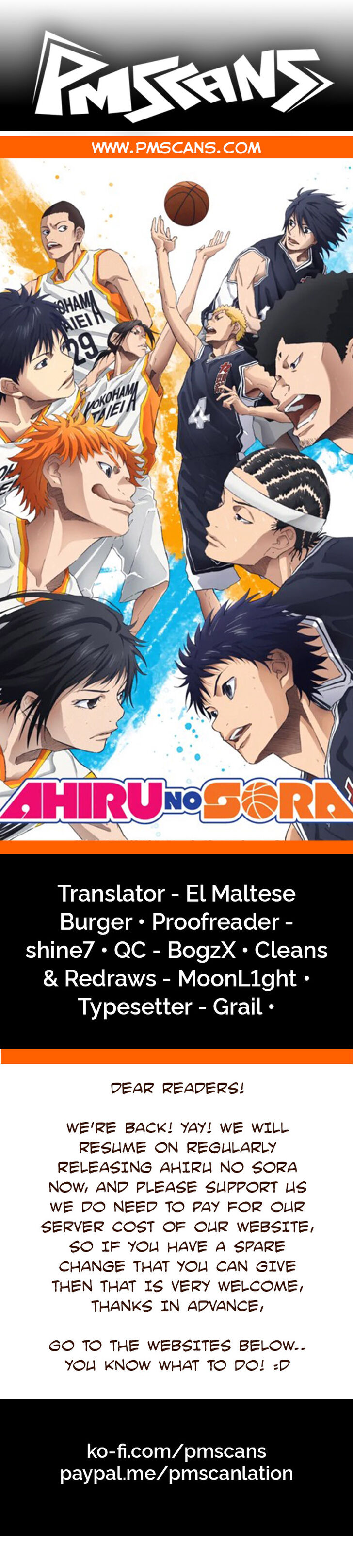 Read Ahiru no Sora Manga Online