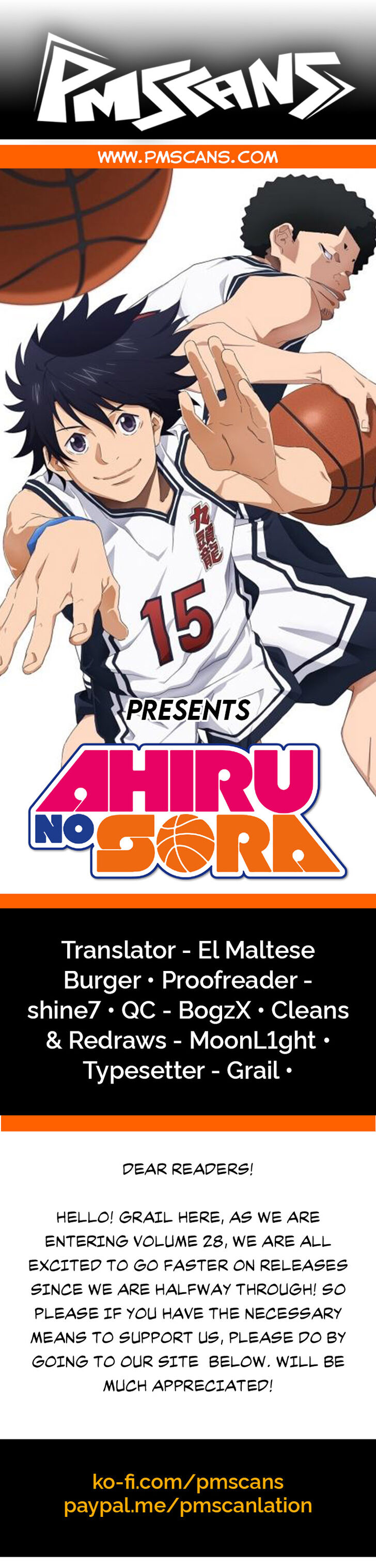 Read Ahiru no Sora Manga Online