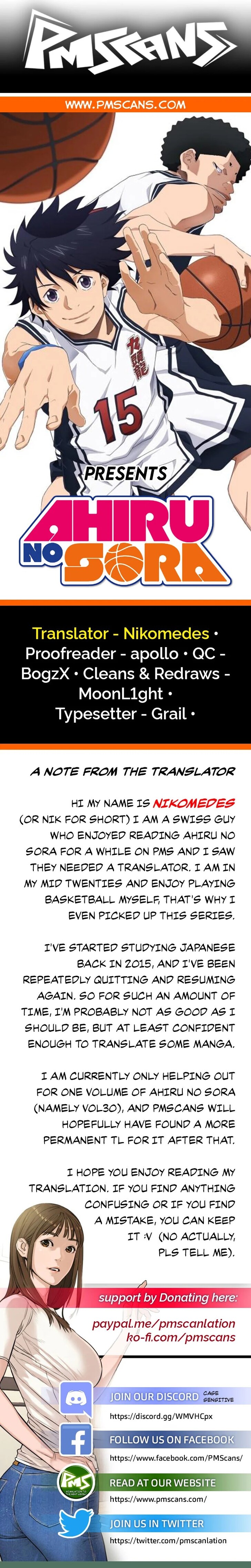 Read Ahiru no Sora Manga Online