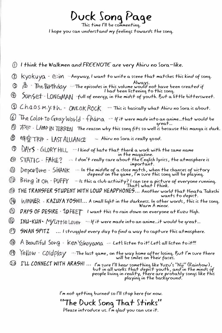 Read Ahiru no Sora Manga Online