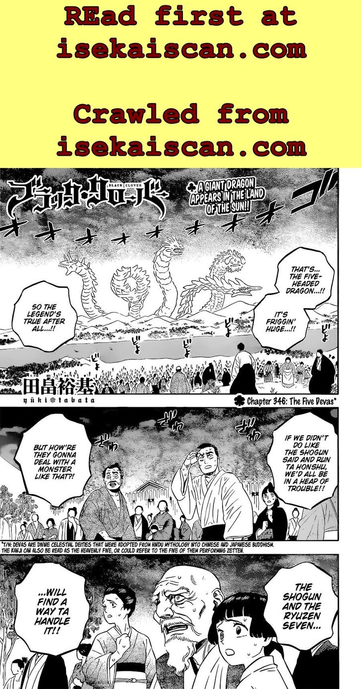 Read Black Clover Manga Online