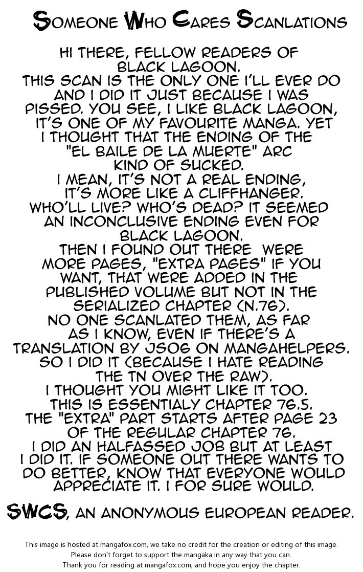 Read Black Lagoon Manga Online