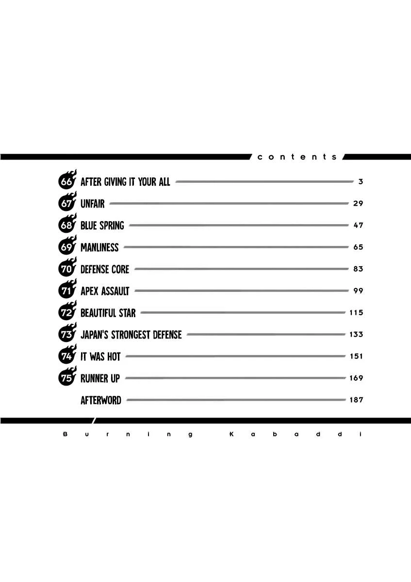 Read Burning Kabaddi Manga Online