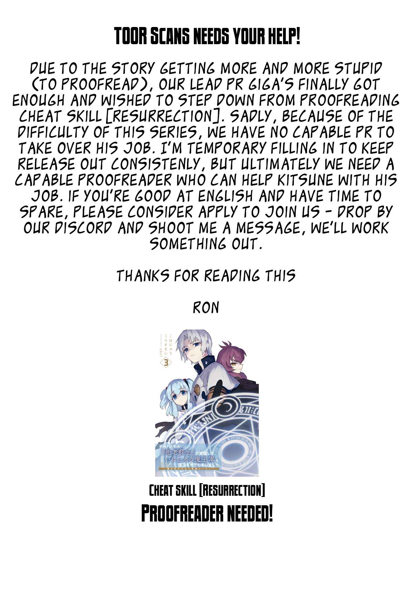 Read Cheat Skill _Shisha Sosei_ ga Kakusei Shite, Inishie no Maougun wo Fukkatsu Sasete Shimaimashita Manga Online