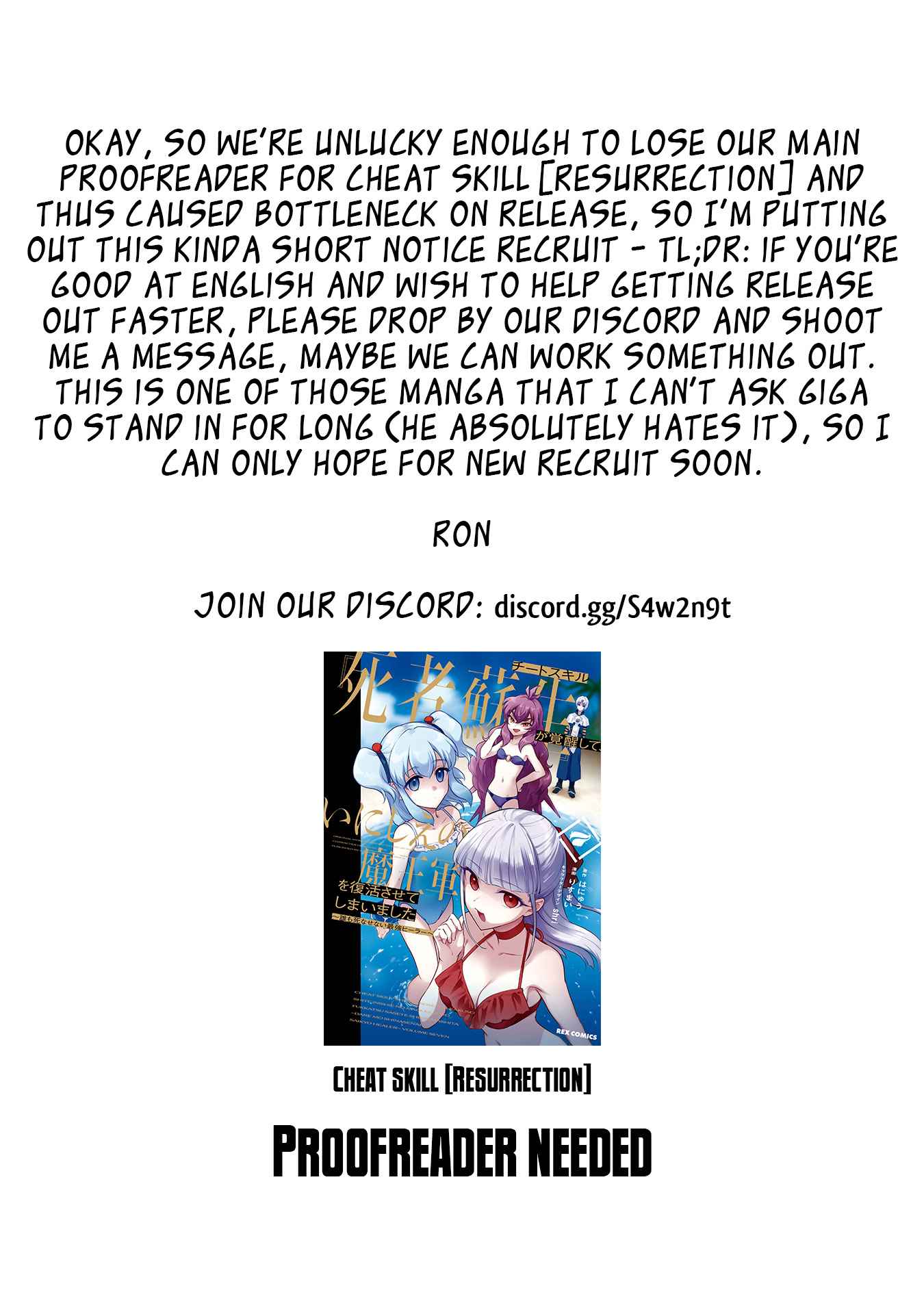 Read Cheat Skill _Shisha Sosei_ ga Kakusei Shite, Inishie no Maougun wo Fukkatsu Sasete Shimaimashita Manga Online