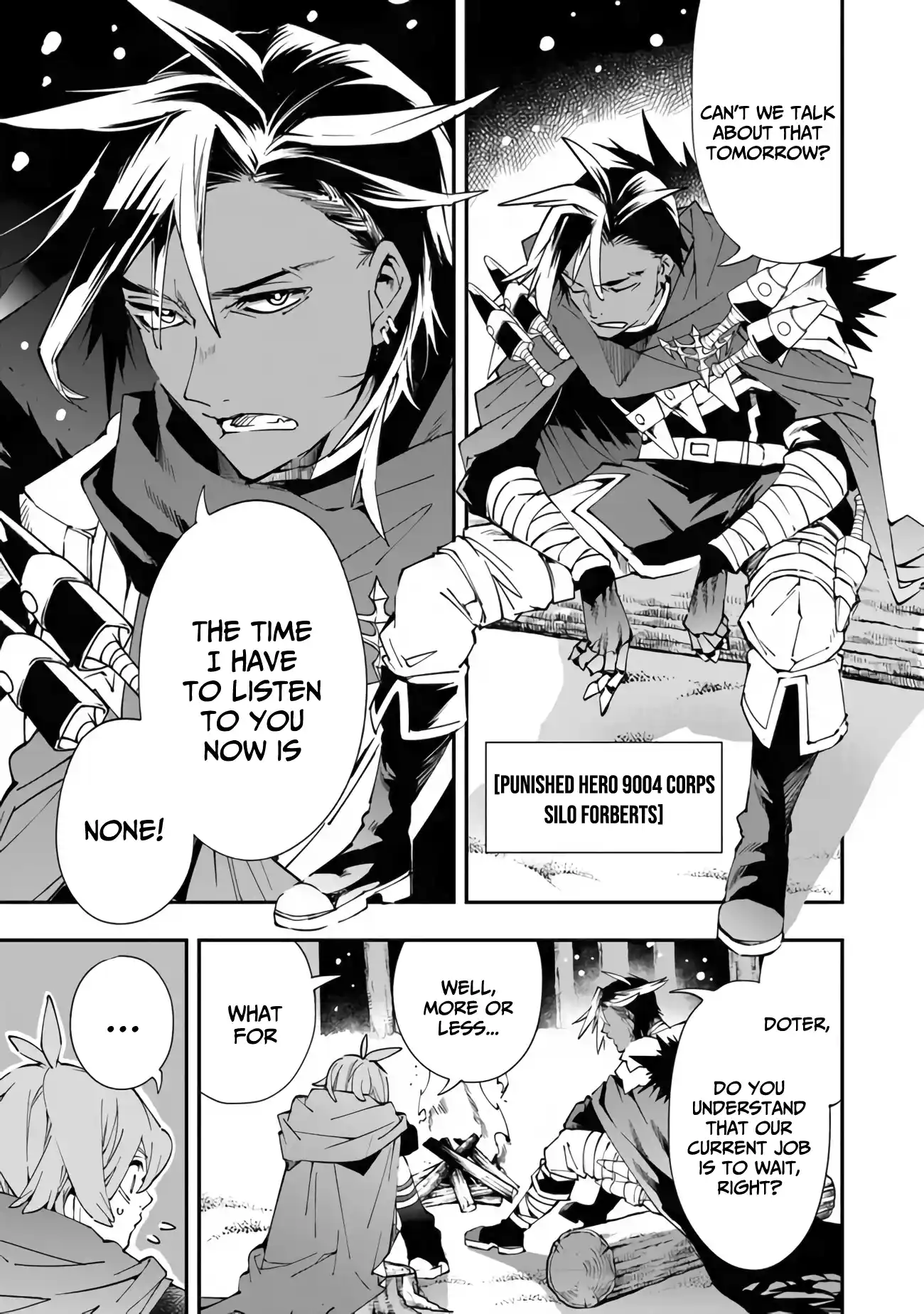 Read Choubatsu Yuusha 9004-tai Keimu Kiroku Manga Online