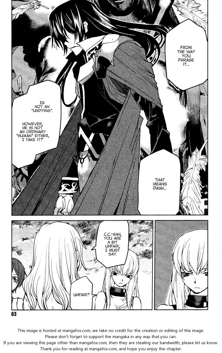 Read Code Geass - Shikkoku no Renya Manga Online