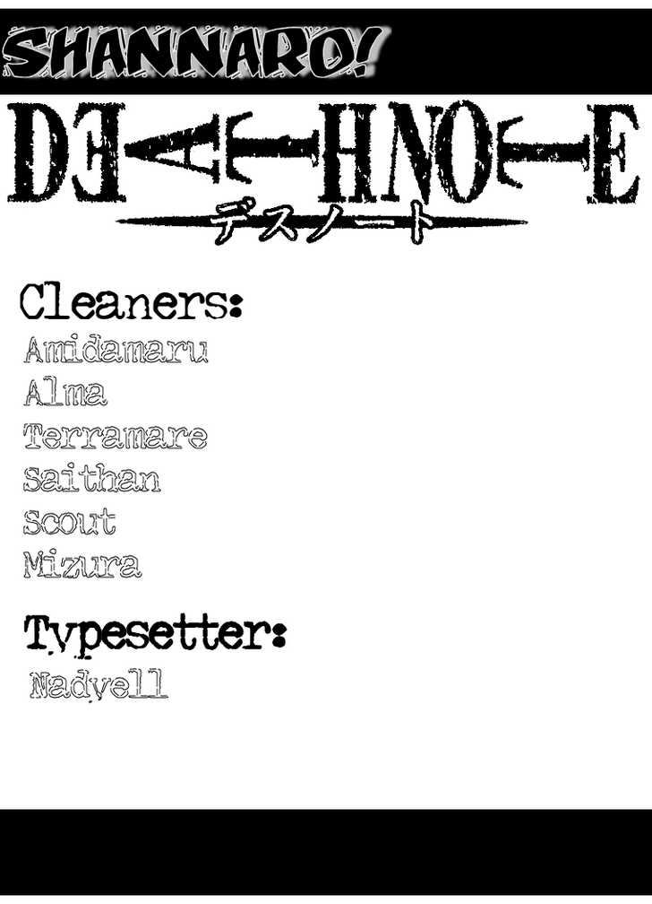 Read Death Note Manga Online