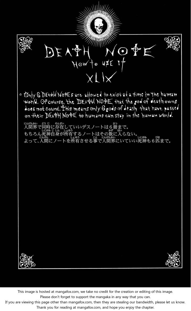 Read Death Note Manga Online