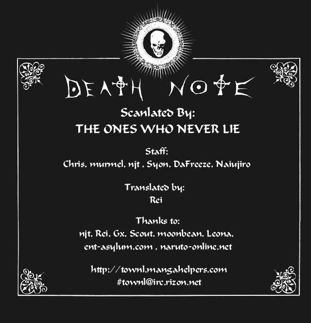 Read Death Note Manga Online