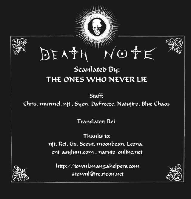Read Death Note Manga Online