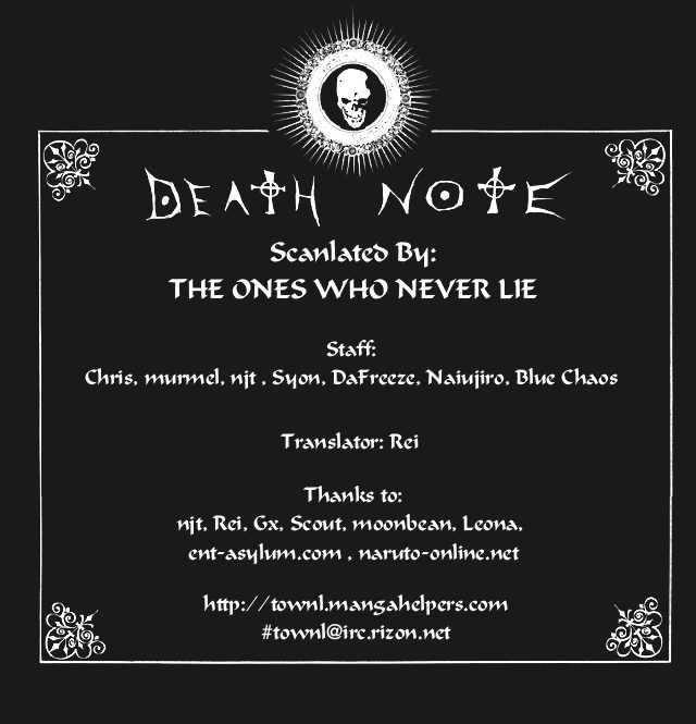 Read Death Note Manga Online