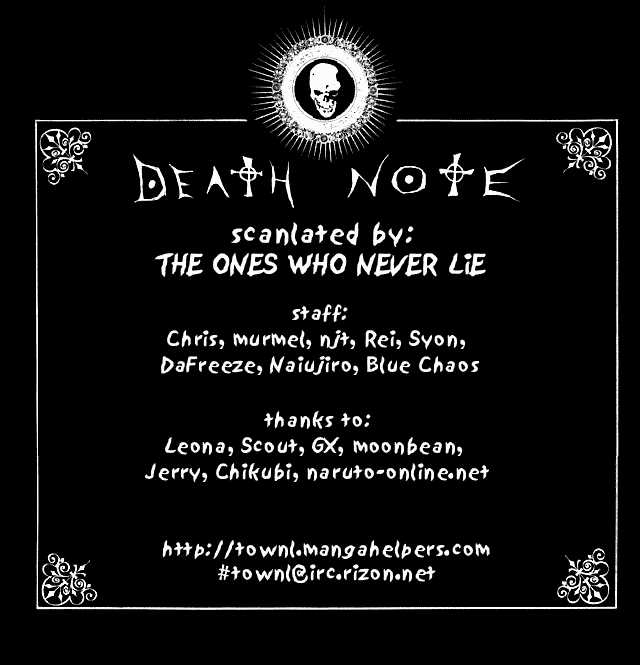 Read Death Note Manga Online