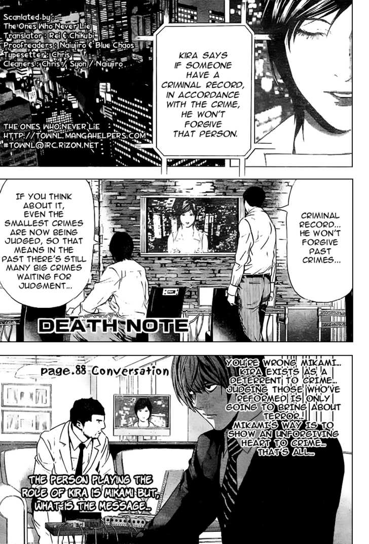 Read Death Note Manga Online