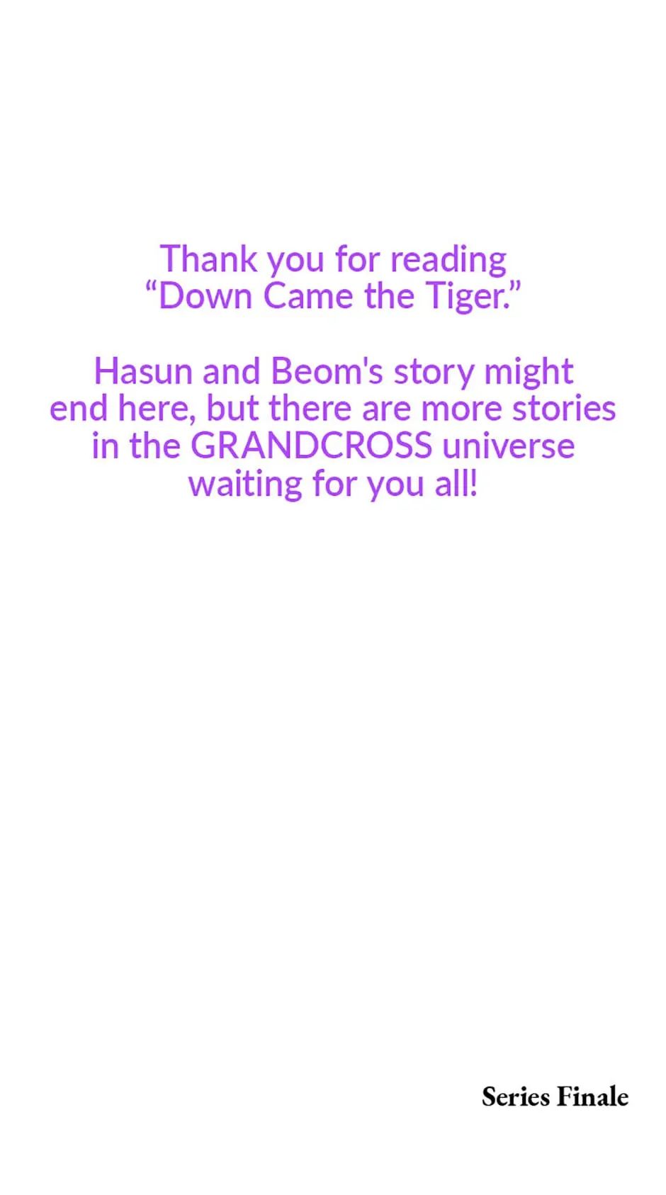 Read Down Came the Tiger Manga Online