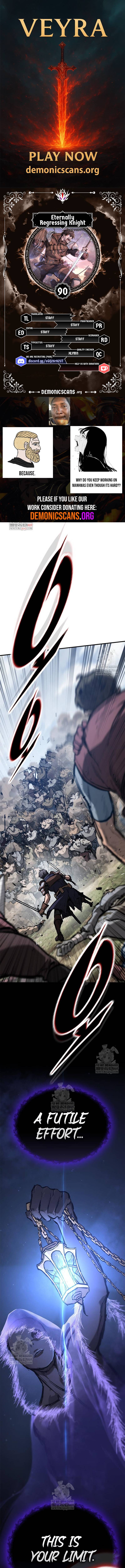 Read Eternally Regressing Knight Manga Online