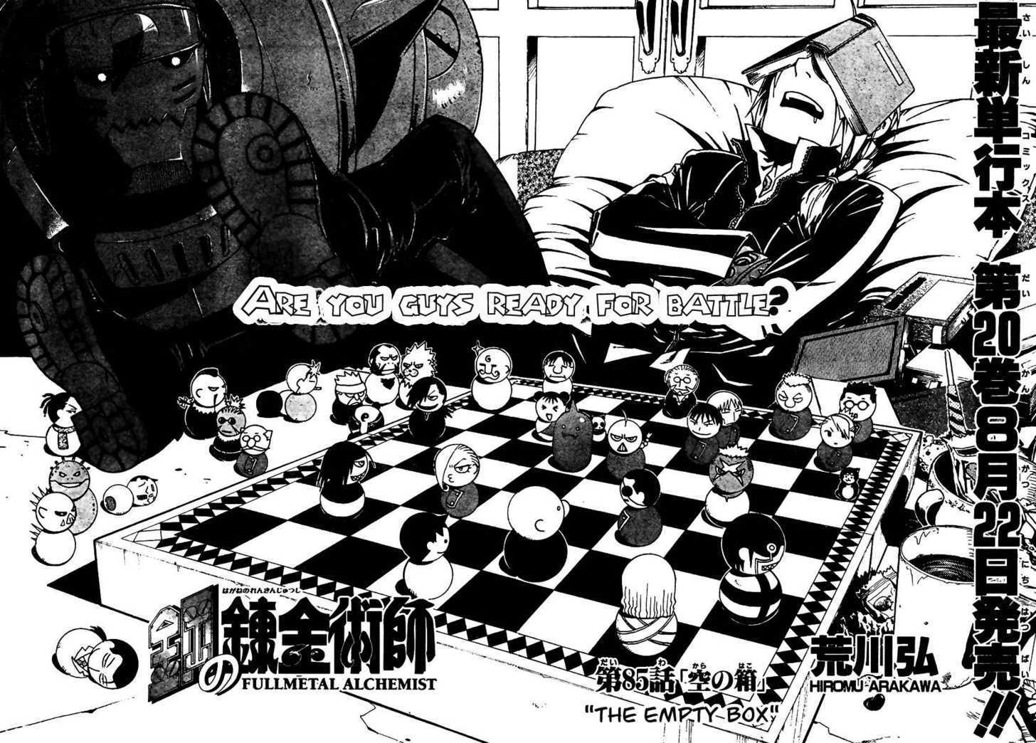 Read FullMetal Alchemist Manga Online