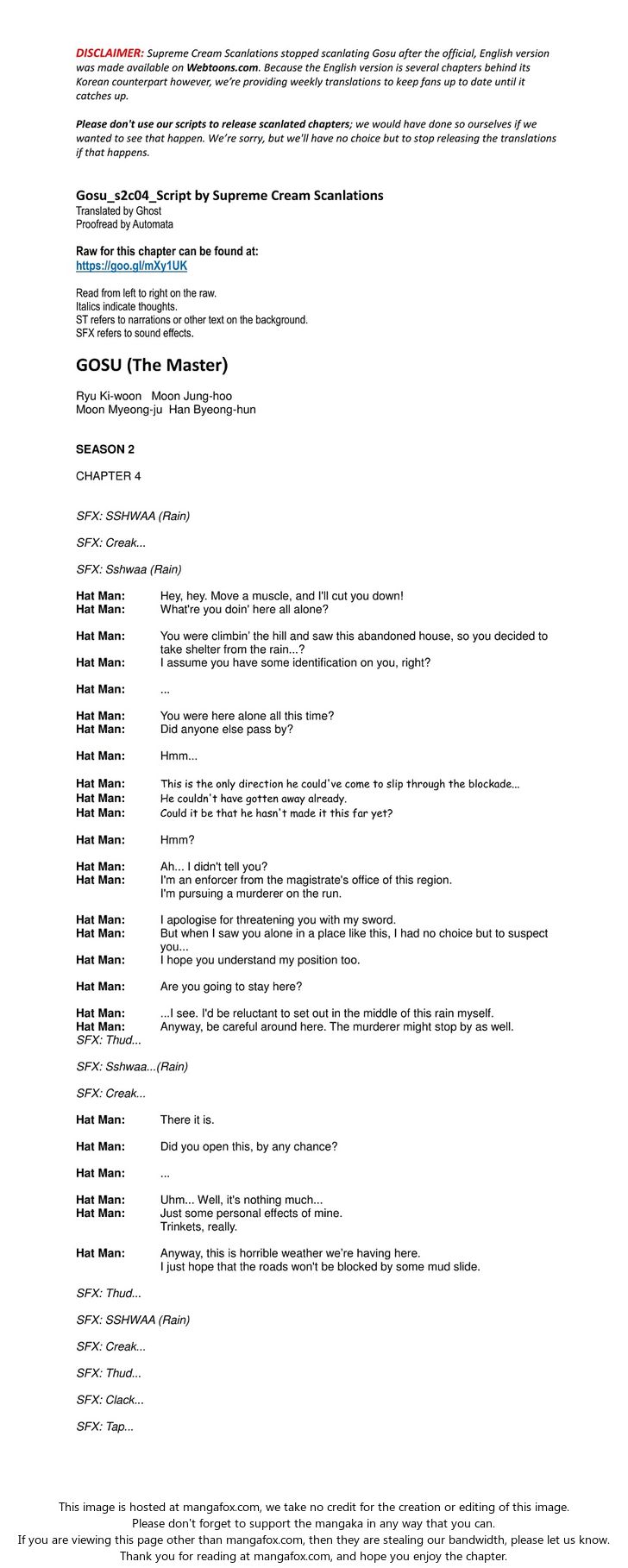 Read Gosu Manga Online