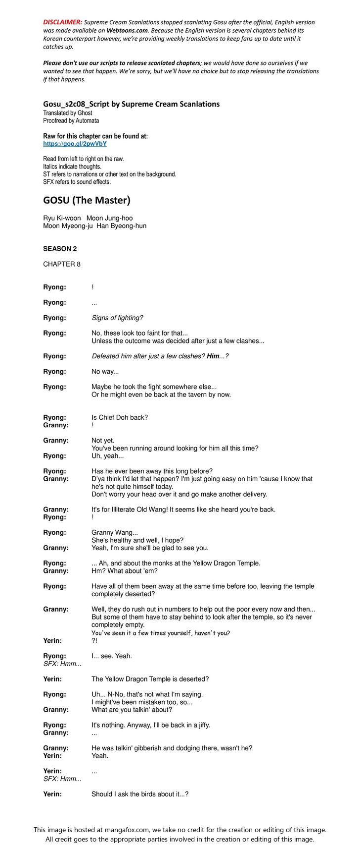 Read Gosu Manga Online