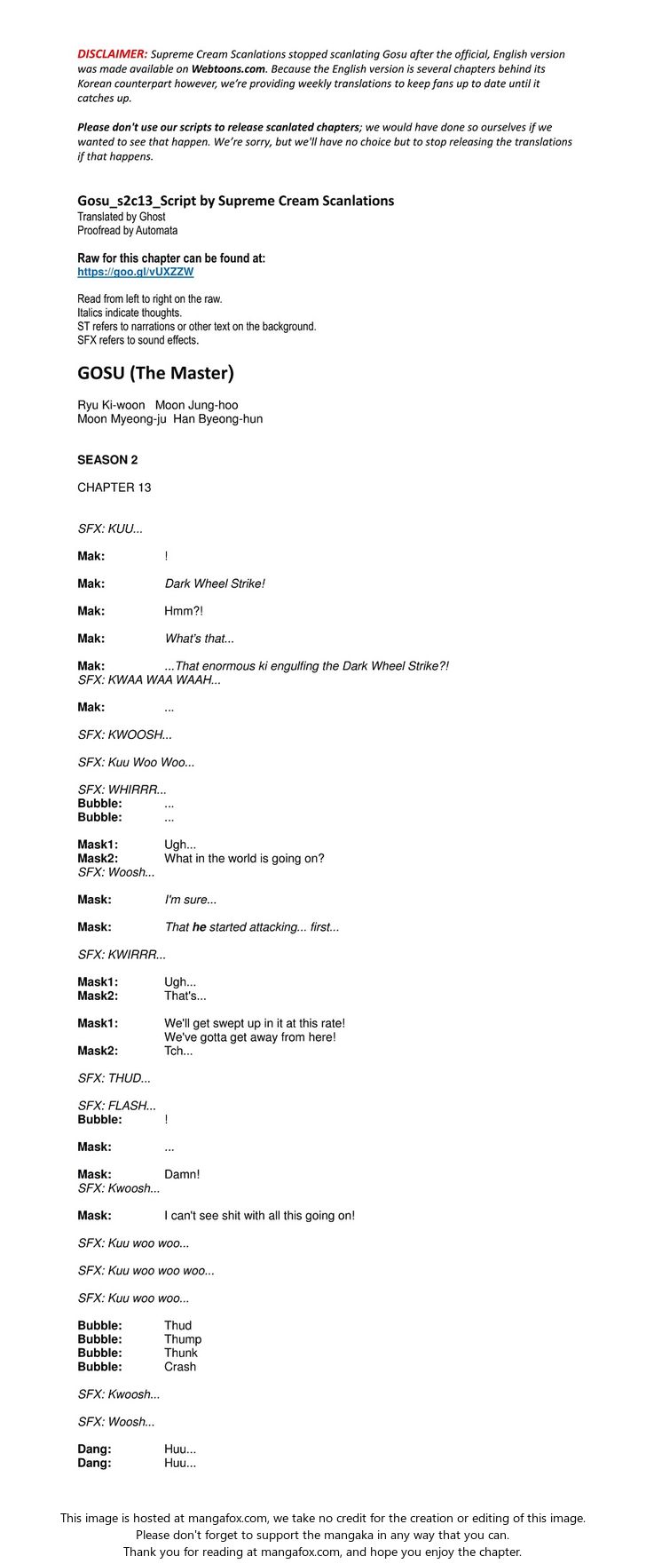 Read Gosu Manga Online