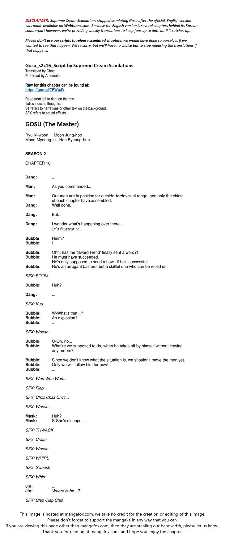 Read Gosu Manga Online