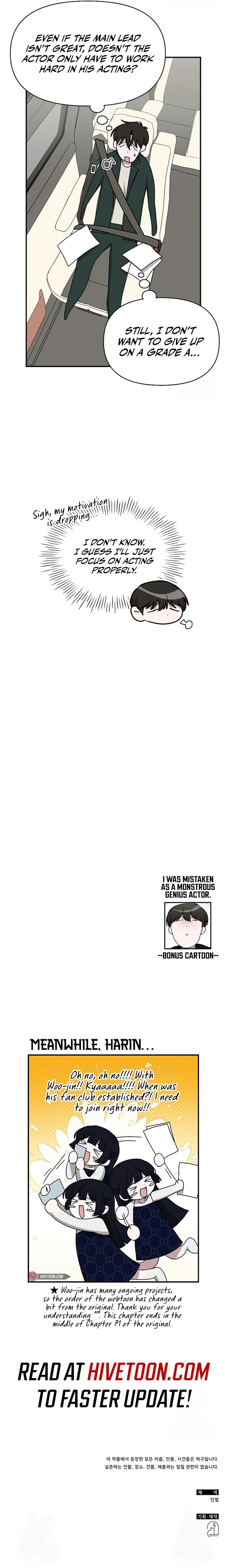 Read I Was Immediately Mistaken for a Monster Genius Actor Manga Online