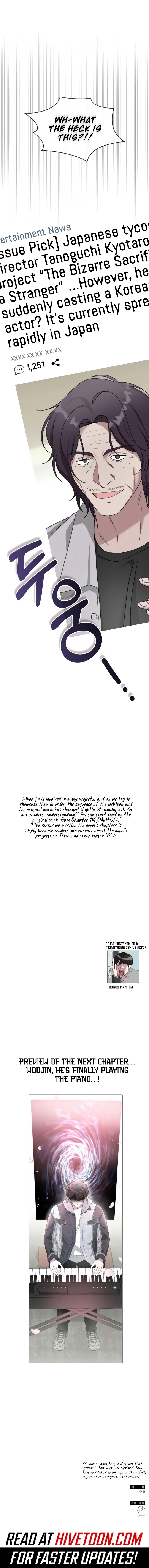 Read I Was Immediately Mistaken for a Monster Genius Actor Manga Online