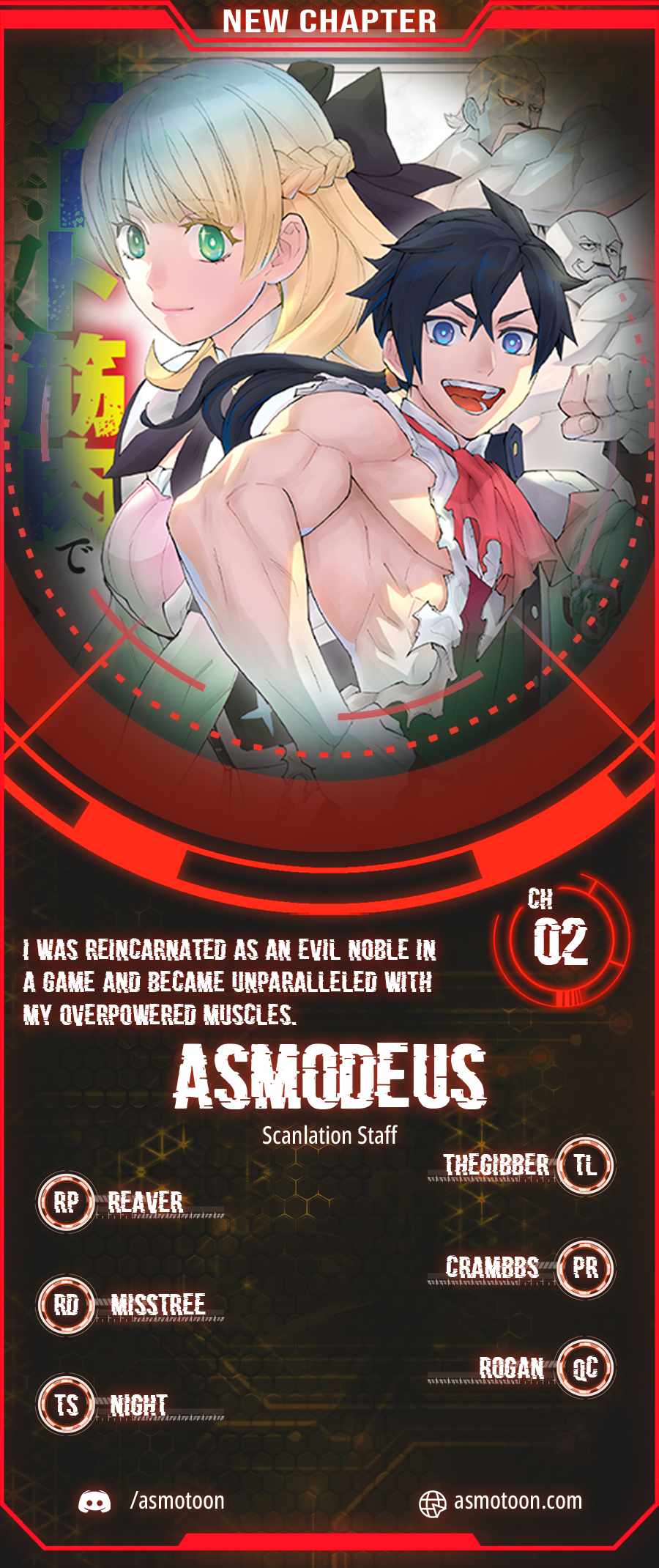 Read I Was Reincarnated as an Evil Noble in a Game and Became Unparalleled With My Overpowered Muscles Manga Online