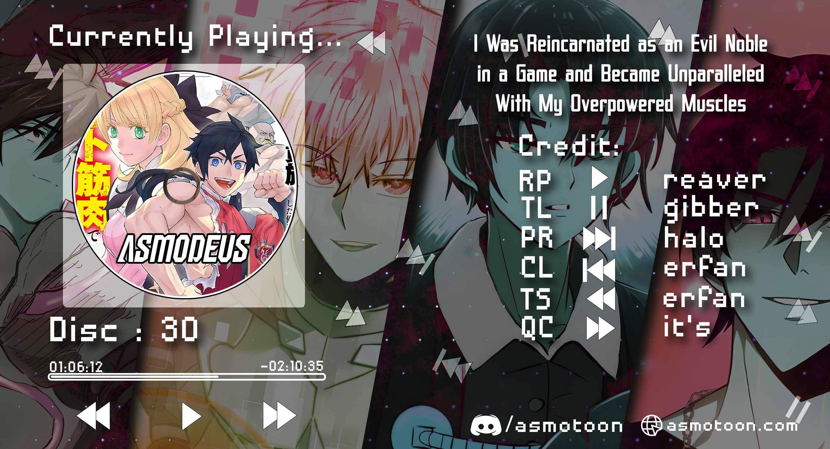 Read I Was Reincarnated as an Evil Noble in a Game and Became Unparalleled With My Overpowered Muscles Manga Online