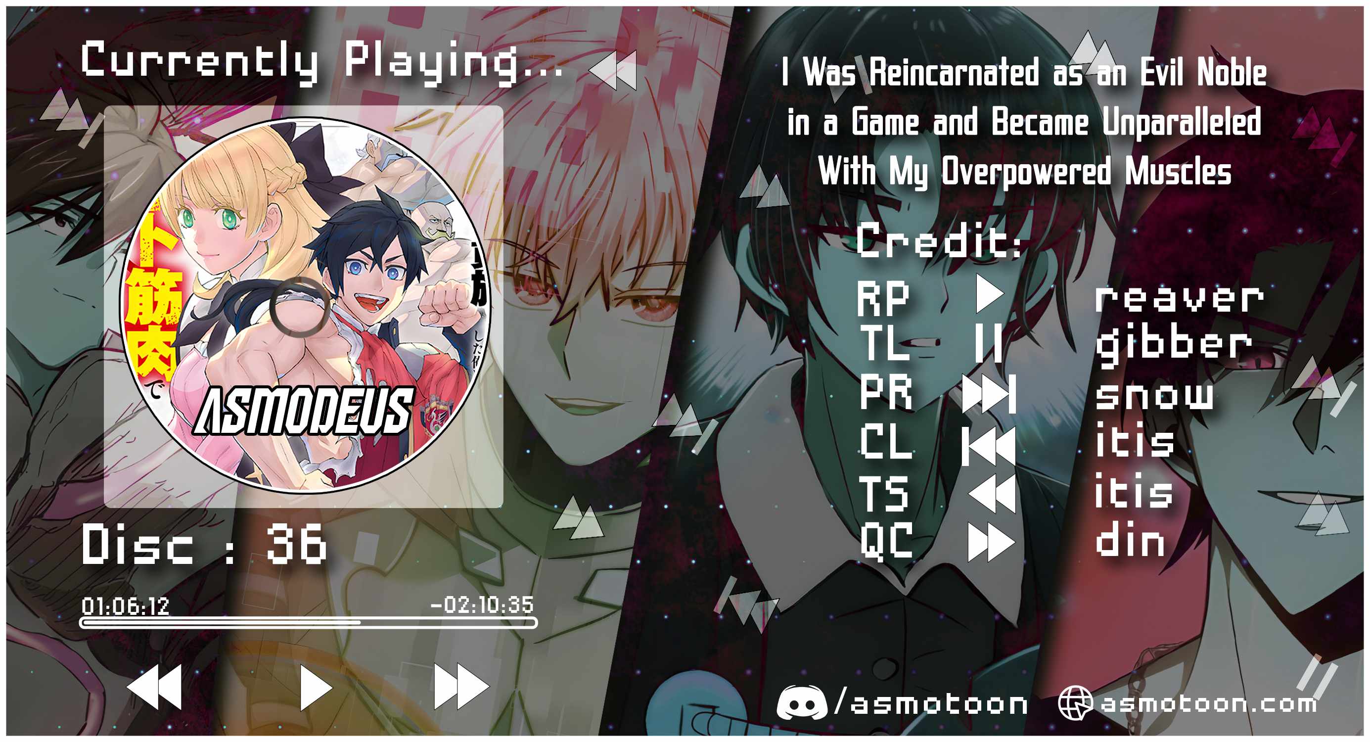 Read I Was Reincarnated as an Evil Noble in a Game and Became Unparalleled With My Overpowered Muscles Manga Online