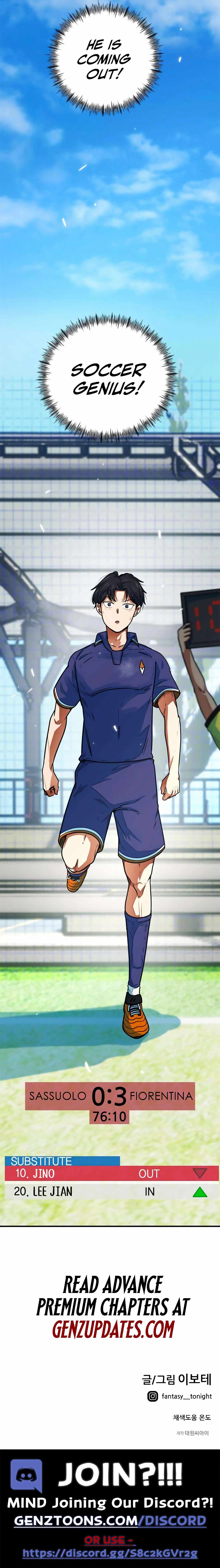 Read I'm Being Misunderstood as a Soccer Genius Manga Online