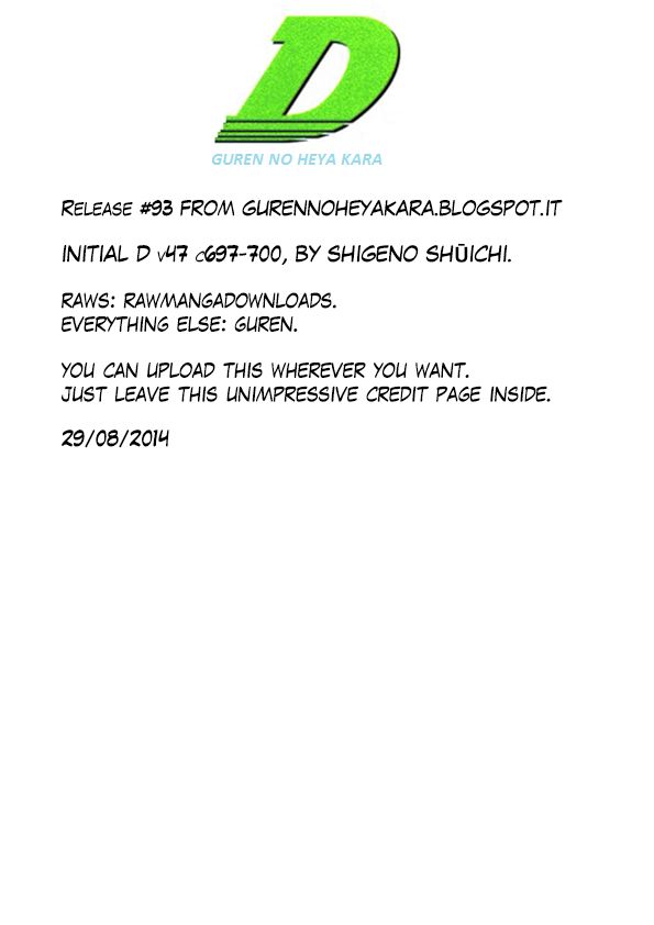 Read Initial D Manga Online