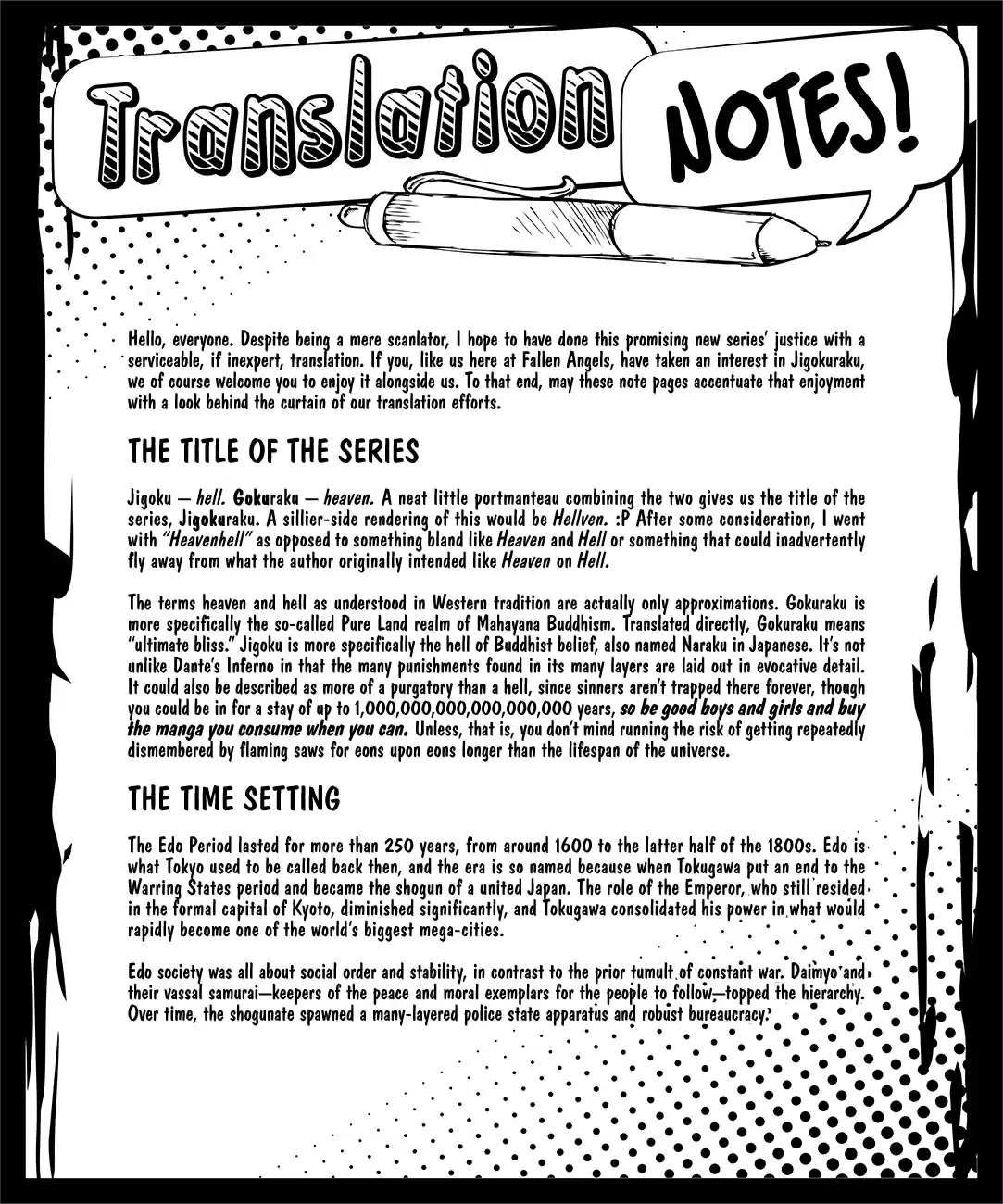 Read Jigokuraku Manga Online