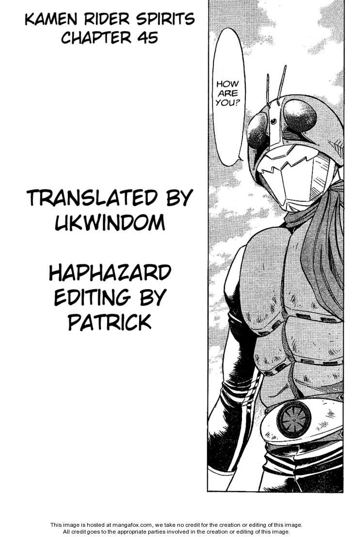 Read Kamen Rider Spirits Manga Online