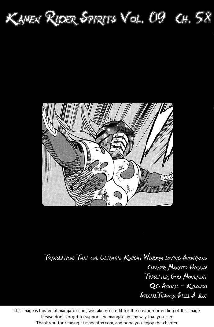 Read Kamen Rider Spirits Manga Online