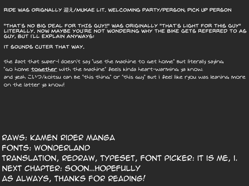 Read Kamen Rider Spirits Manga Online