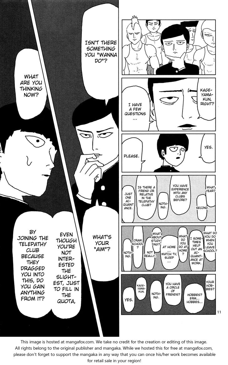 Read Mob Psycho 100 Manga Online