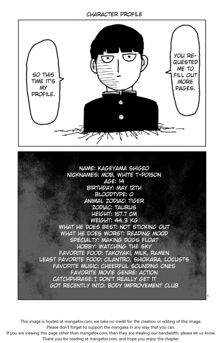 Read Mob Psycho 100 Manga Online