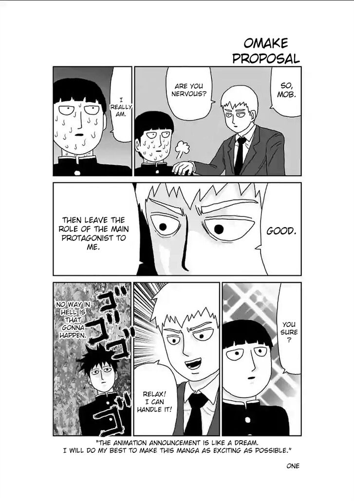 Read Mob Psycho 100 Manga Online